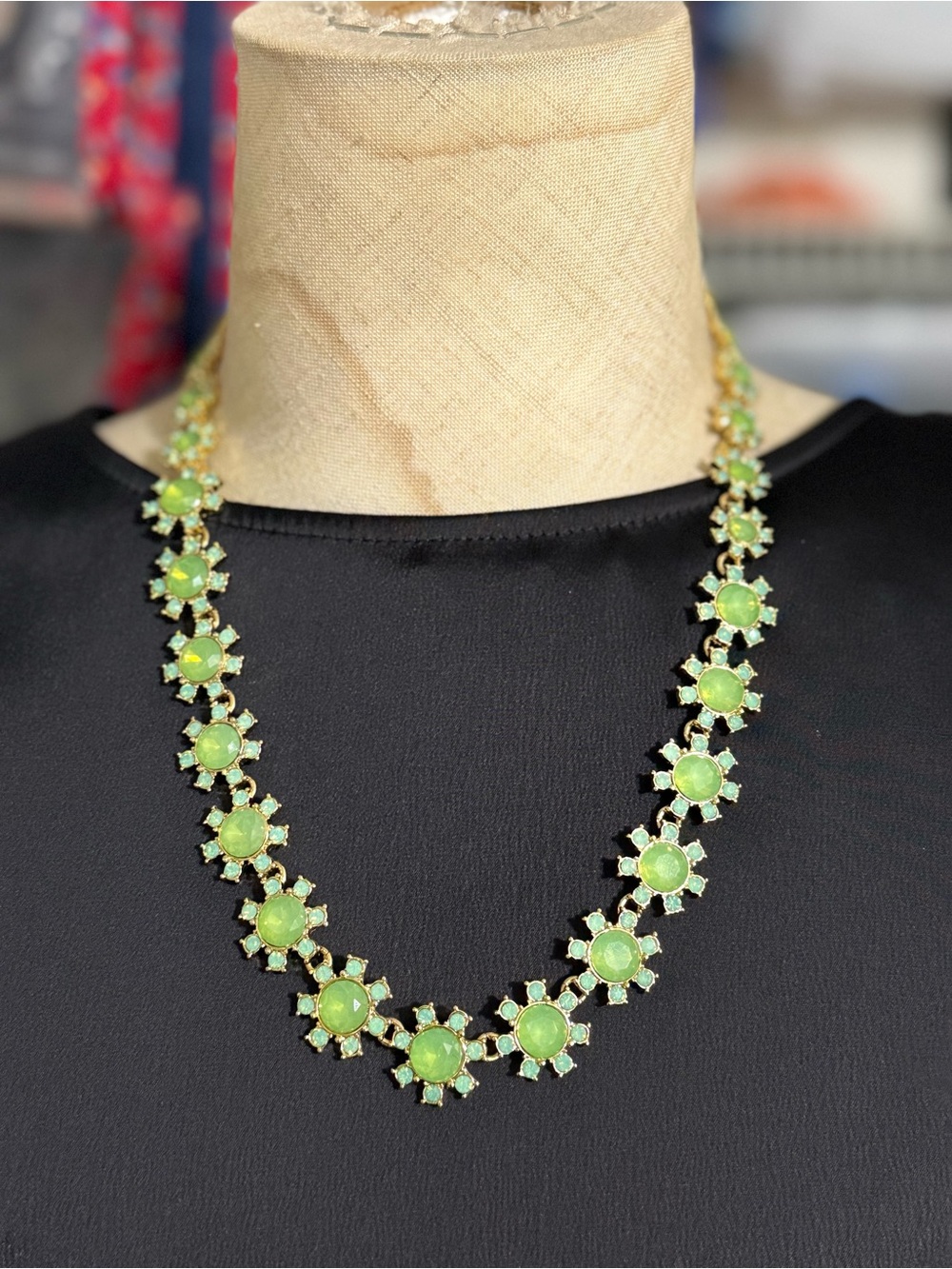Talbots Mint Sherbert Necklace